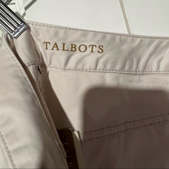 Talbots Heritage Straight Khaki Pants Off White Size 18W NWT Office Careerwear - Picture 5 of 7
